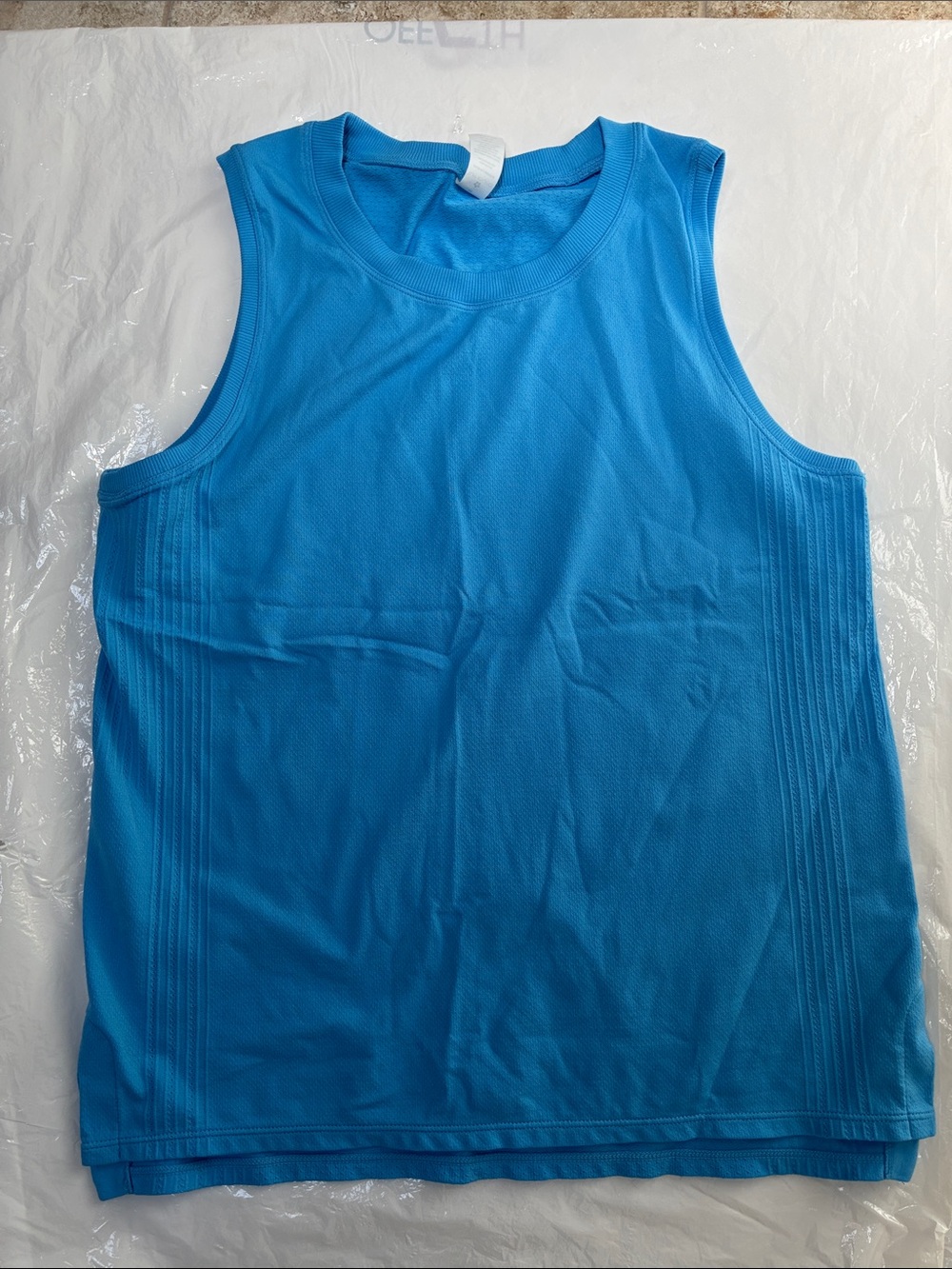 Tuff Athletics Light Blue women’s Athletic Tank Top